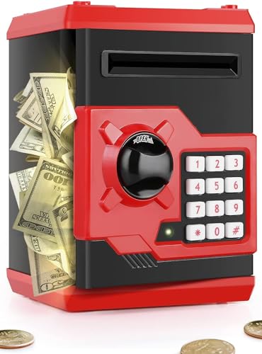 PLAYSHEEK Piggy Bank for Girls Boys Large Electronic Money...